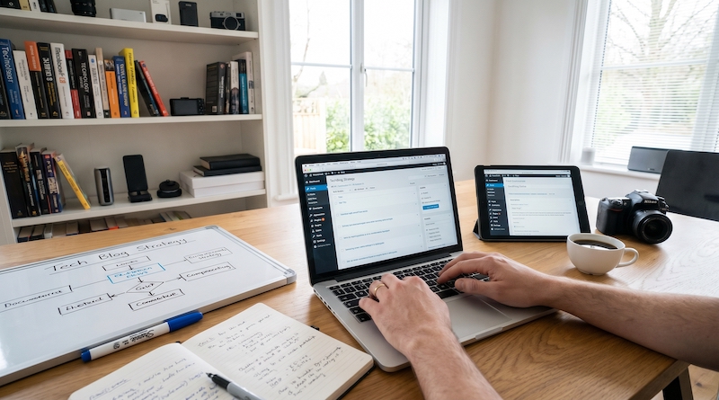 Cómo crear un blog de tecnología